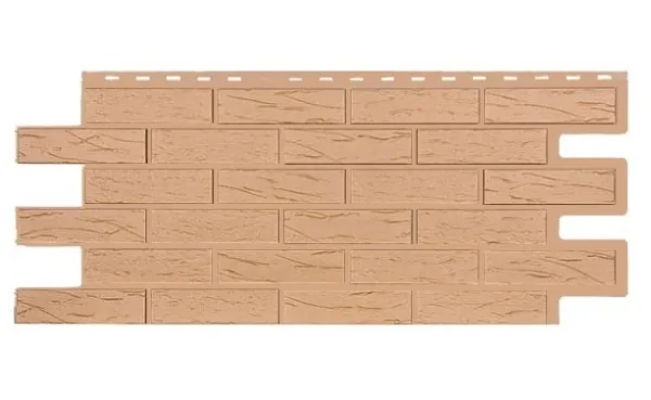 Фасадная панель T-Siding Кирпич Саман Эко Крем купить в Новочебоксарске