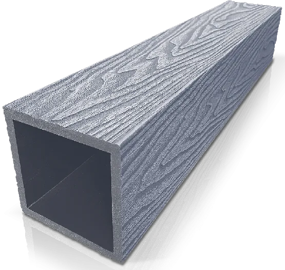 Столб ДПК 3D GardenParkett фактура дерева Серый купить в Новочебоксарске