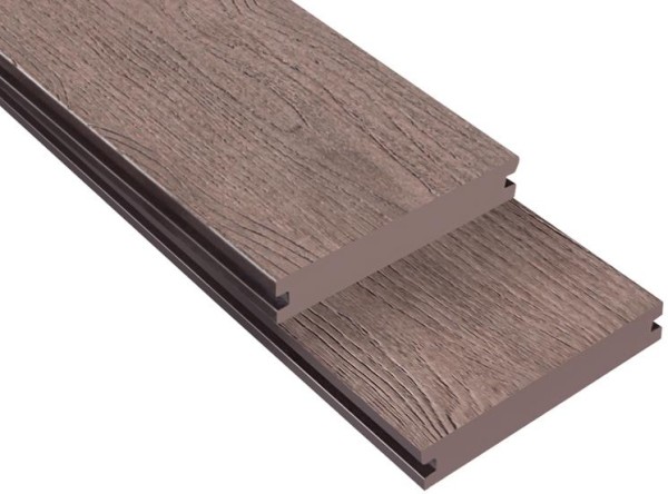 Террасная доска ДПК Outdoor 3D полнотелая NEVADA/CALIFORNIA BROWN коричневая микс купить в Новочебоксарске