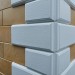 Угол Наружный к Фасадным Термопанелям Доломит Дагестанский Камень 400 мм Белый купить в Новочебоксарске