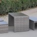 Диван-Трансформер AFINA плетеный из иск. ротанга S330G-W78 Grey купить в Новочебоксарске