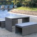 Диван-Трансформер AFINA плетеный из иск. ротанга S330G-W78 Grey купить в Новочебоксарске