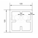 Столб SEQUOIA Evolution 3D WOOD BLACK купить в Новочебоксарске