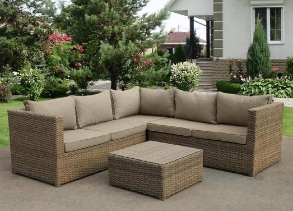 Комплект мебели AFINA плетеной из иск. ротанга YR825B Beige купить в Новочебоксарске