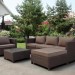 Комплект мебели AFINA плетеной из иск. ротанга YR821A Brown/Beige купить в Новочебоксарске