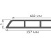 Доска Ромбус 3D ДПК Outdoor STORM GREY серая микс купить в Новочебоксарске