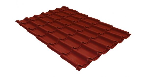 Металлочерепица классик 0,5 Satin RAL 3009 оксидно-красный купить в Новочебоксарске
