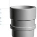 Муфта Docke Lux ПВХ Пломбир купить в Новочебоксарске