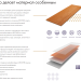 Фибросайдинг DECOVER 3600 x 190 x 8 мм Bordo купить в Новочебоксарске