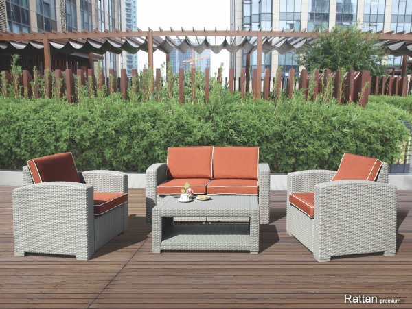 Уличные диваны и кресла коллекции Rattan Premium 4 купить в Новочебоксарске
