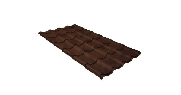 Металлочерепица камея 0,45 Safari Twincolor Brown купить в Новочебоксарске