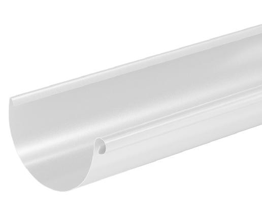 Водосток Aquasistem, система 125x90 - Водосточный желоб 3.00м RAL 9003 Белый купить в Новочебоксарске