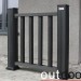 Ограждение из ДПК Outdoor Классик 3D STORM чёрный купить в Новочебоксарске