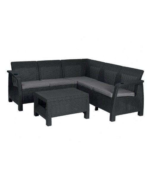 Угловой диван  Yalta Corner Set (столик в комплект не входит) купить в Новочебоксарске