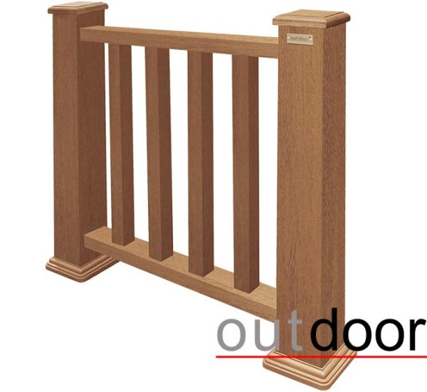 Ограждение из ДПК Outdoor Классик 3D STORM дуб купить в Новочебоксарске