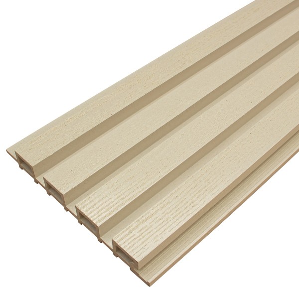 Фасадная доска из ДПК Faynag Wood Рейка Слоновая кость купить в Новочебоксарске
