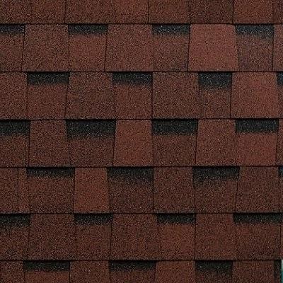 Двухслойная ламинированная черепица Shinglas, серия Фазенда – Красный купить в Новочебоксарске