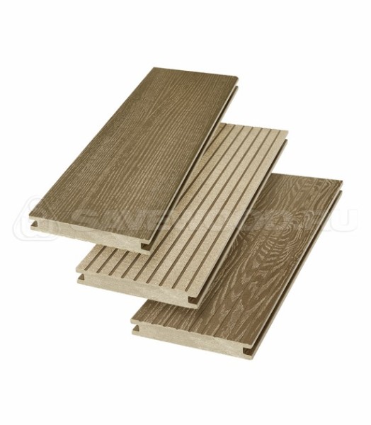 Террасная доска SW Fraxinus (R) полнотелая «SaveWood» Тик купить в Новочебоксарске