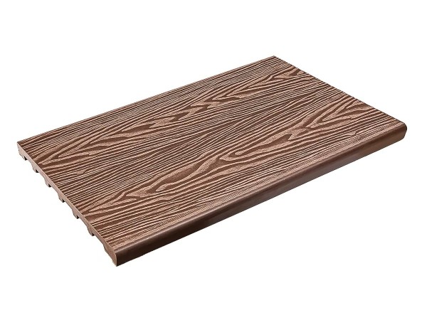 Ступень полнотелая из ДПК Deckart Step 3D Махагон купить в Новочебоксарске