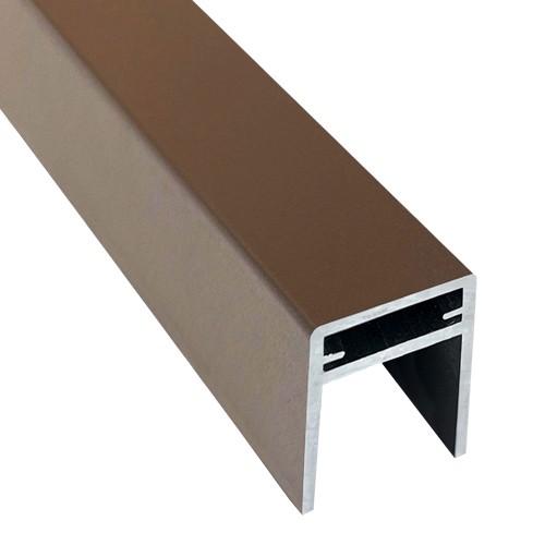 П-профиль Алюминиевый EasyDecking 35x25 Венге купить в Новочебоксарске