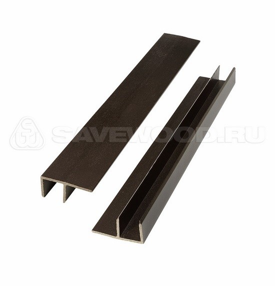 F-профиль ДПК Savewood – Тёмно-коричневый купить в Новочебоксарске