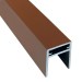 П-профиль Алюминиевый EasyDecking 35x25 Коричневый купить в Новочебоксарске