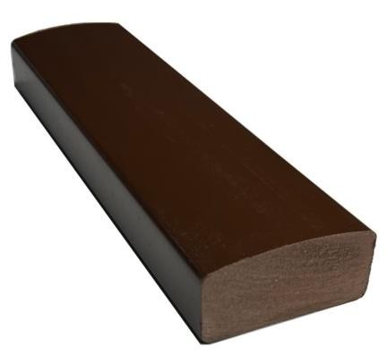 Лавочный брус Ecodecking Некст полнотелый глянцевый 70х35 шоколад купить в Новочебоксарске