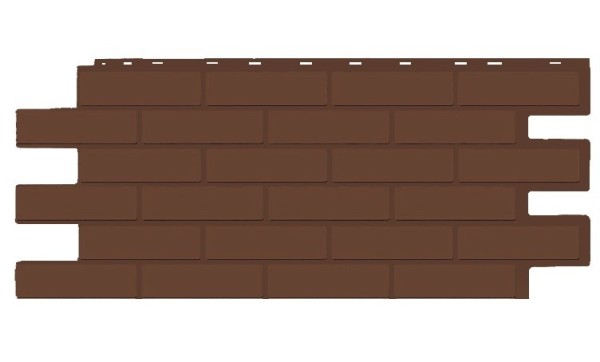 Фасадная панель T-Siding Кирпич Модерн Эко Браун купить в Новочебоксарске