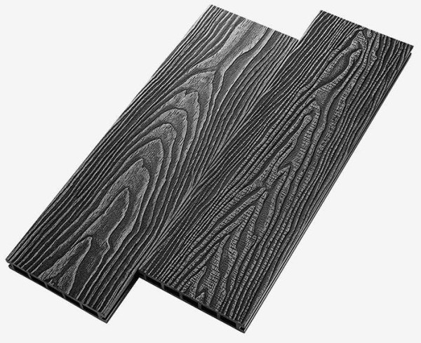 Террасная доска из ДПК RusDecking Unodeck Vintage - Графит купить в Новочебоксарске