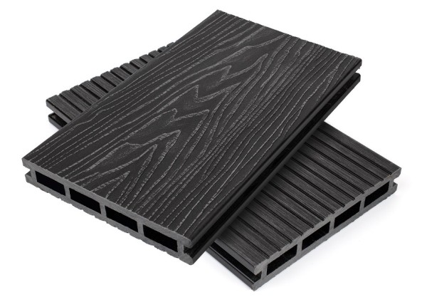 Террасная доская ДПК NanoWood Nature 3D пустотелая Графит купить в Новочебоксарске