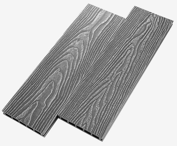 Террасная доска из ДПК RusDecking Unodeck Vintage - Серый купить в Новочебоксарске
