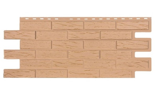 Фасадная панель T-Siding Кирпич Саман Эко Крем купить в Новочебоксарске